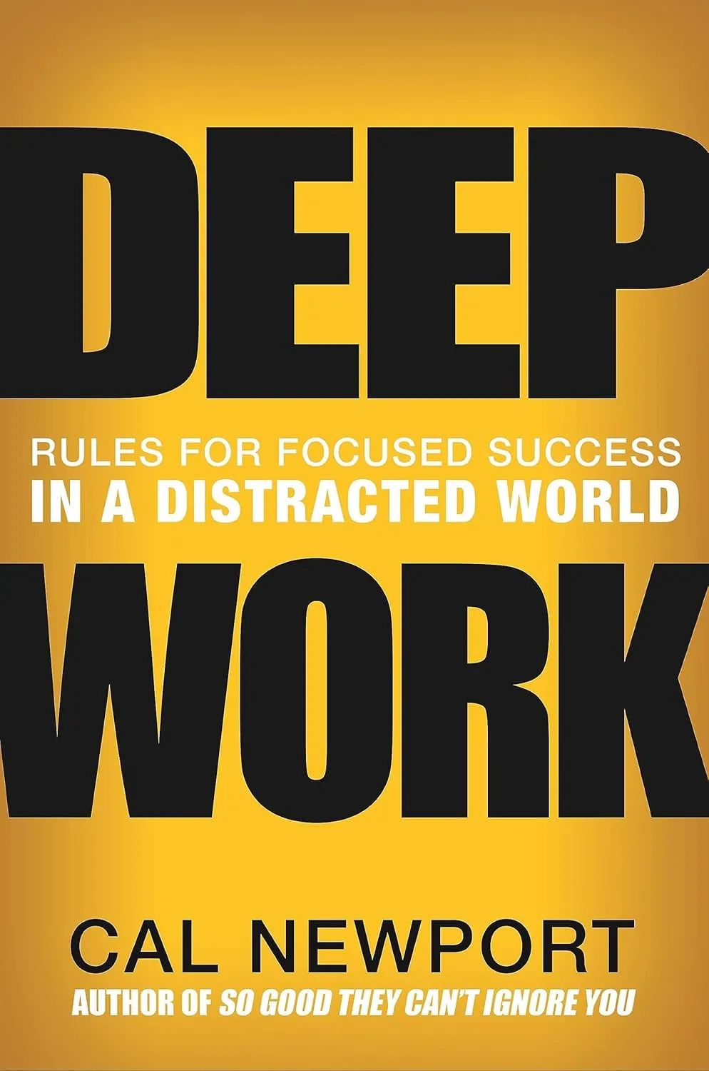 Deep Work 書封